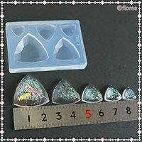 亀島商店 ビジュー レジンクラフト用 ソフトモールド トリリアント 1個入 KAM-REJ-582 1セット(2個)（直送品）