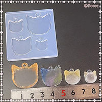 亀島商店 アニマル レジンクラフト用 ソフトモールド ミール皿 ネコ型 1個入 KAM-REJ-618 1セット(2個)（直送品）