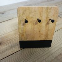 ポッシュリビング キースタンド W12×D9×H15cm マンゴーウッド/アイアン 41315 1個（直送品）