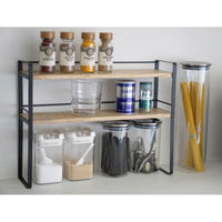 ポッシュリビング デスクラック W40×D10×H30.5cm マンゴーウッド/アイアン 41324 1個（直送品）