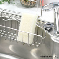 キッチンスポンジ 一ツ星スポンジ やわらか 食器洗い用 泡立ちよく 長持ち ブラック 日本製 1個 ワイズ