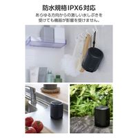 Bluetoothポータブルスピーカー mini 防水IPX6 microSD対応 ブラック（直送品）
