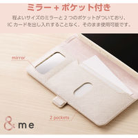 iPhone16 ケース レザー 手帳型 フィンガーストラップ付 ホワイト PM-A24APLFJM2WH エレコム 1個（直送品）