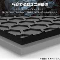 iPhone16 Pro ケース ハイブリッド 衝撃吸収 ブラック PM-A24CZEROBK エレコム 1個（直送品）