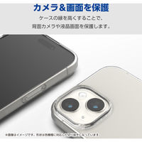 らくらくスマートフォン a ケース ソフト 衝撃吸収 薄型 クリア PM-F243UCTCR エレコム 1個（直送品）