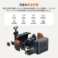 Jackery Solar Generator 2000 Plus ポータブル電源 セット JE-2000C+JS-200 1セット（直送品）