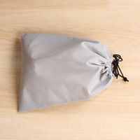 アストロ シューズ収納巾着袋 グレー 821-86 1枚（直送品）