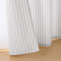 無印良品 再生ポリエステル使い ノンプリーツカーテン 幅１００×丈１０５ｃｍ用 グレーストライプ 良品計画