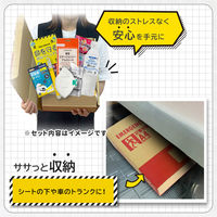 車載用防災セット A4ボックスタイプ 10セット 防災セット 防災グッズ 非常用持ち出し袋 運転中 車 渋滞（直送品）