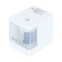 サンスター文具　電池式鉛筆削り器　nomamo　ホワイト　S4304713　1個