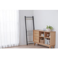 アイリスオーヤマ 折りたたみ物干し3連タイプ　ブラック OTMー150R 　1台