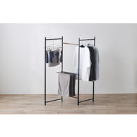 アイリスオーヤマ 折りたたみ物干し3連タイプ　ブラック OTMー150R 　1セット（3台）