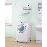 アイリスオーヤマ ハンガーバー付きランドリーラック LRHー18P 1セット（3台）