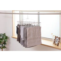 アイリスオーヤマ ステンレスピンチハンガー PIHー50SH 　1セット（3台）