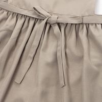 ギャザーエプロン ベージュ LAKOLE/ラコレ