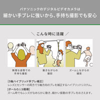 パナソニック 4K デジタルビデオカメラ HC-VX3-W ホワイト 1台