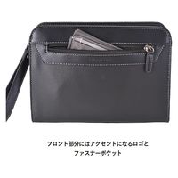 スワン SAXON 角型ポーチ 5232 ブラック 1個（直送品）