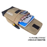 スワン CAPTAIN STAG ベルトポーチ 1332 カーキ 1個（直送品）