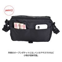 スワン CAPTAIN STAG ショルダーバッグ 1321 レッド 1個（直送品）