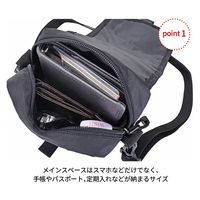 スワン CAPTAIN STAG ショルダーバッグ 1320 ブラック 1個（直送品）