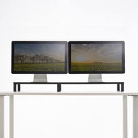 サンワサプライ 木製机上ラック（W1000・ブラック） MR-LC314BK 1個（わけあり品）