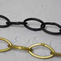 ポッシュリビング アイアンチェーン ブラック L100cm 63181 1個（直送品）