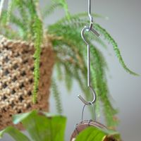 ポッシュリビング Sフック ロングM　W4×D0.5×H28cm アルミニウム 63989 1個（直送品）