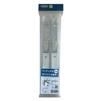 New Hikari (ニューヒカリ) ワンタッチ式折りたたみ棚受 ホワイト SH-TFL300W 清水 1セット(5個)（直送品）