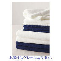 田中産業 今治ベーシックバスタオル グレー 1セット（5枚：1枚×5）