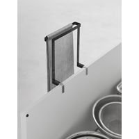 山崎実業 キッチンシンク下収納扉タオルハンガー タワー tower ブラック 1986 1個