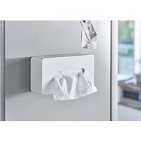 山崎実業 マグネット ティッシュケース レギュラーサイズ タワー tower ホワイト 5585 1個