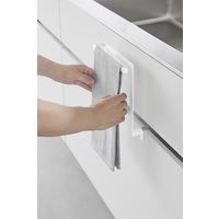 山崎実業 キッチンシンク下収納扉タオルハンガー タワー tower ホワイト 1985 1個