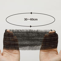 使い捨てヘアバンド（黒）100枚　WN-019-BLK フィフティ・ヴィジョナリー