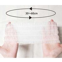 使い捨てヘアバンド（白）100枚　WN-019-WH フィフティ・ヴィジョナリー