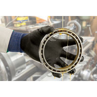 宇都宮製作 仁王耐切創手袋 M3181C Mサイズ ニトリルコート 18G レベルD TS3400CーBPM 1双