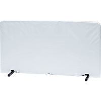 ゼット学校体育 卓球仕切フェンスネットカバー(カバーのみ)ブルー×ホワイト ZN2992 1セット(1枚入×2)（直送品）