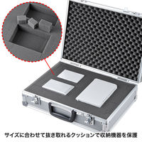 サンワサプライ セキュリティ対応アルミケース BAG-AL5SL 1個（直送品）