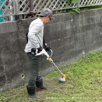 エスコ DC18.0V 草刈機(充電式/ナイロンカッター付) EA898RB-21A 1台（直送品）