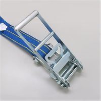 エスコ 75mmx 4.0m/2540kg ベルト荷締機(両端アイ型) EA982SA-54A 1個（直送品）