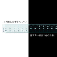 デザインフィル 定規<15cm> 青A 42295006 1セット(20個)（直送品）
