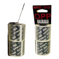 小巻OPPテープ 0.065mm厚 幅50mm×長さ25m APMジャパン 1セット（10巻：2巻入×5パック）