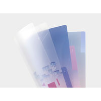 デザインフィル 3ポケットクリアホルダー A5 シティポップ柄 35565006 1個