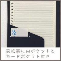 レイメイ藤井 ビジネススリムバインダーA4 ネイビー QE1126K 1冊