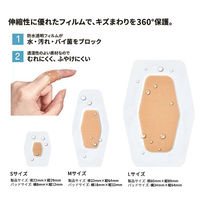 【アウトレット】【Goエシカル】訳あり ネクスケア しっかり防水 救急ばんそうこう Sサイズ 22枚入 1箱 スリーエムジャパン