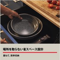ツヴィリングJ.A.ヘンケルスジャパン バッラリーニ　ヴィンチ フライパン 3Pセット （20cm＋26cm＋専用取っ手） 1セット