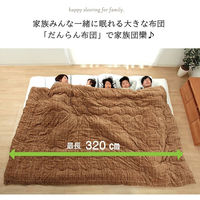 イケヒコ だんらん布団 掛布団 ブルー 190×240cm 1181571040286 1個（直送品）