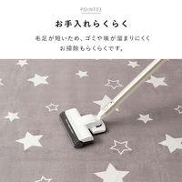 イケヒコ レイ 防水ラグ 1800×1800mm ネイビー 1293430184902 1枚（直送品）