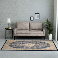 イケヒコ ベルミラ ウィルトンカーペット 2500×2000mm ネイビー 1321180190601 1枚（直送品）