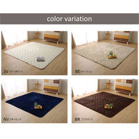 イケヒコ フラン キルトラグ 1450×1450mm アイボリー 1380000002907 1枚（直送品）