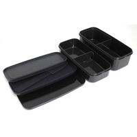 オーエスケー お弁当箱 2段 1100ml 食洗機対応 電子レンジ対応 抗菌 416447 1個（直送品）